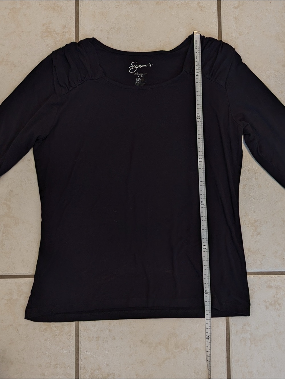 Y2K Suzanne’s Runched Shoulder Shirt - Picture 10 of 16